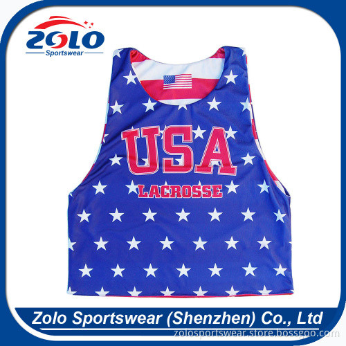 2016 New Design Sublimated Custom Box Lacrosse Jerseys